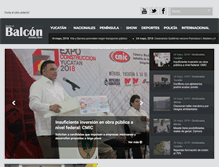 Tablet Screenshot of desdeelbalcon.com